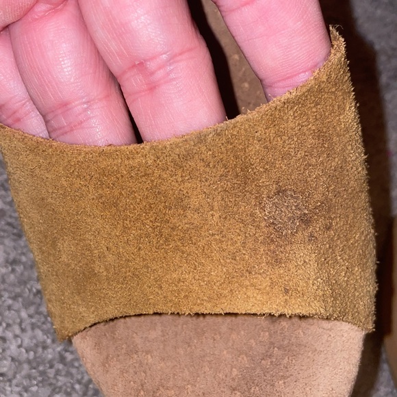 Free People dover clog sandals 41 womens shoes suede ankle strap heels 9.5 - Picture 12 of 16